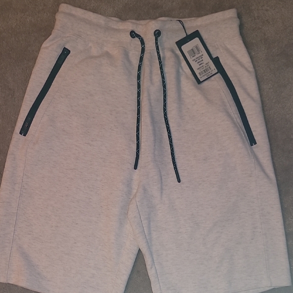 CSG Other - Men's Athletic Shorts in Light Gray with Black Details